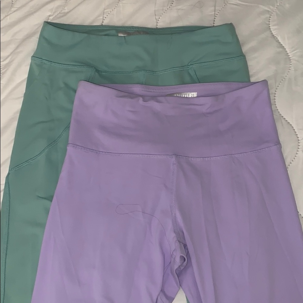 Forever 21 Cropped Leggings Bundle